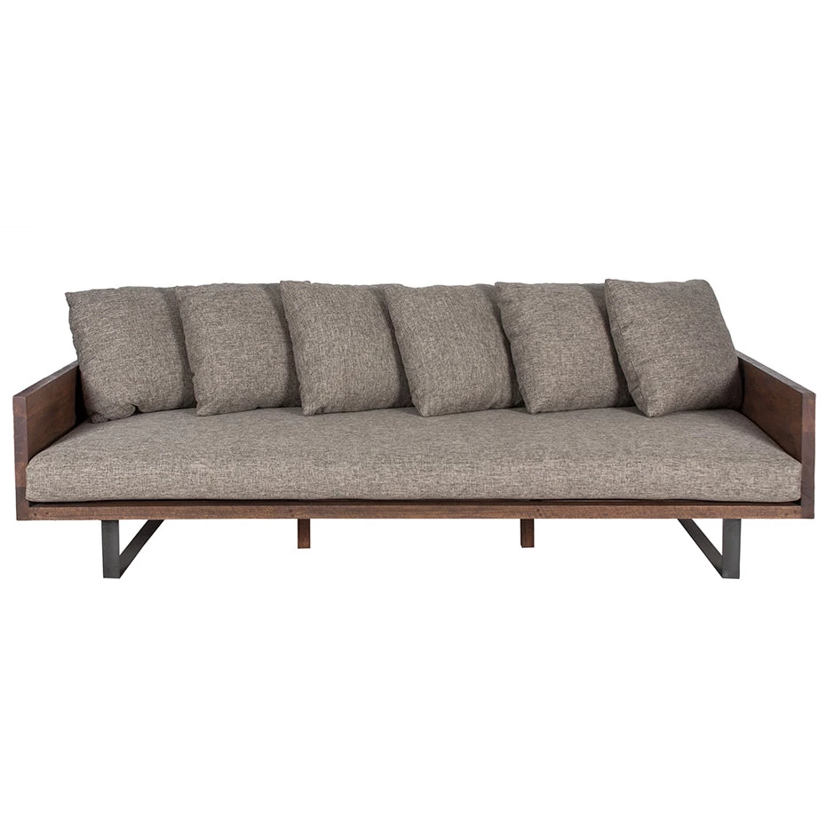 World Interiors Bali Boho Upholstered Mango Wood Sofa 3 World Interiors Bali Boho Upholstered Mango Wood Sofa