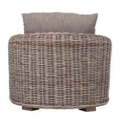 World Interiors Living Room Bali Boho Woven Rattan Armchair