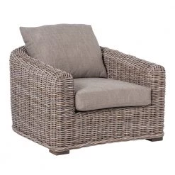 World Interiors Living Room Bali Boho Woven Rattan Armchair