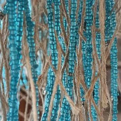 World Interiors Bali Boho Jute Hanging Pendant Light Accents