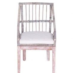 World Interiors Bali Boho Rattan Accent Chair
