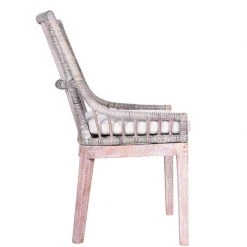 World Interiors Bali Boho Rattan Accent Chair