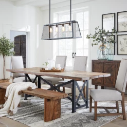 World Interiors Showroom Melbourne Rustic Barnwood Dining Table Dining Room