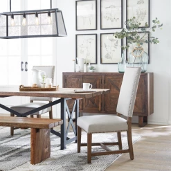 World Interiors Bristol Linen Dining Chair