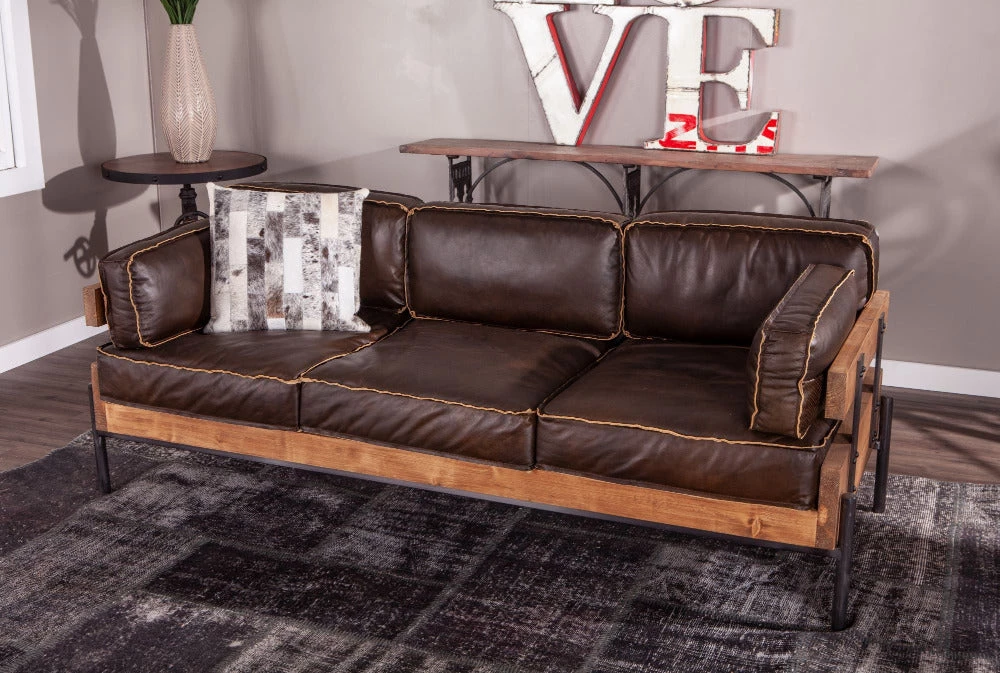 World Interiors Living Room Chiavari Mocha Brown Industrial Leather Sofa 8 World Interiors Living Room Chiavari Mocha Brown Industrial Leather Sofa