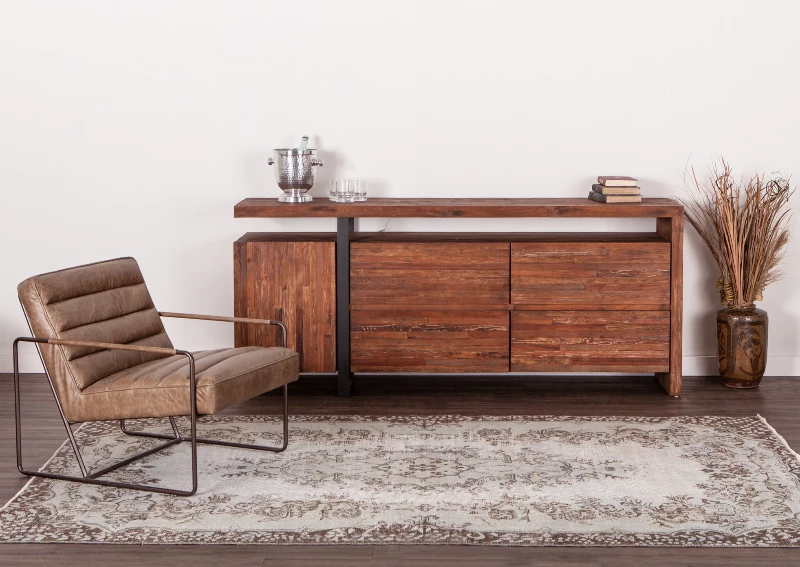 World Interiors Durango Rustic Modern Teak Wood Sideboard 6 World Interiors Durango Rustic Modern Teak Wood Sideboard