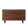 World Interiors Glenwood Industrial Modern Live Edge Dresser