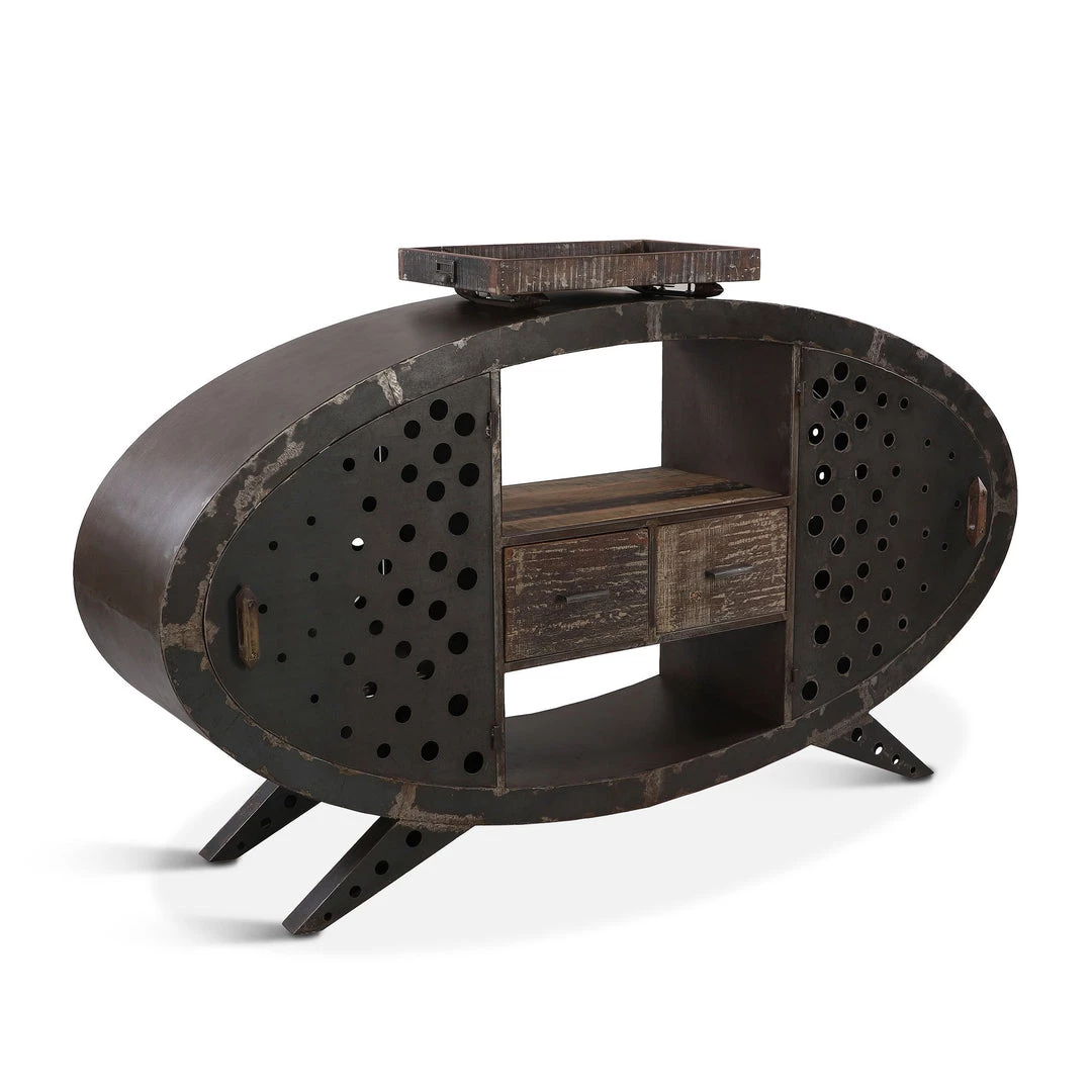 World Interiors Melbourne Reclaimed Iron Bar Cabinet 4 World Interiors Melbourne Reclaimed Iron Bar Cabinet