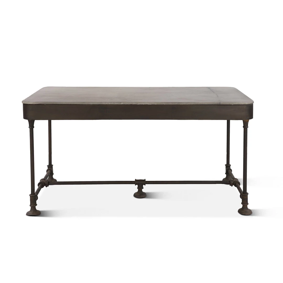World Interiors Desks & Shelving Melbourne Industrial Marble Writing Desk 5 World Interiors Desks & Shelving Melbourne Industrial Marble Writing Desk