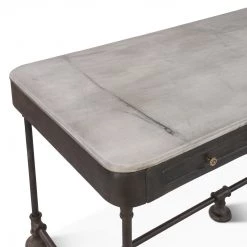 World Interiors Desks & Shelving Melbourne Industrial Marble Writing Desk 10 World Interiors Desks & Shelving Melbourne Industrial Marble Writing Desk