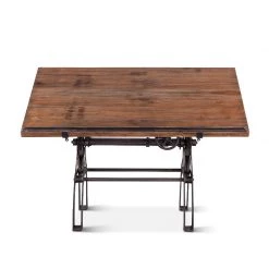 World Interiors Desks & Shelving Clementine Industrial Drafting Desk