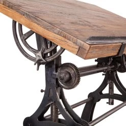 World Interiors Desks & Shelving Clementine Industrial Drafting Desk