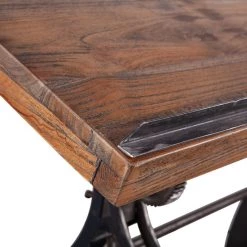 World Interiors Desks & Shelving Clementine Industrial Drafting Desk