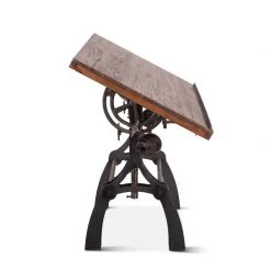 World Interiors Desks & Shelving Clementine Industrial Drafting Desk