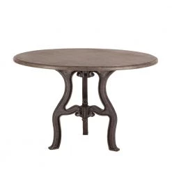 World Interiors Dining Room Regina Rustic Marble Dining Table