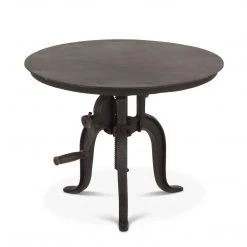 World Interiors Artezia Industrial Adjustable Side Table