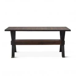 World Interiors Paxton Reclaimed Teak Console Table Living Room