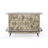 World Interiors Cordoba Vintage Reclaimed Teak Bar Cabinet Accents