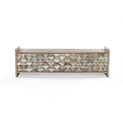 World Interiors Cordoba 60-Inch Vintage Reclaimed Storage Bench