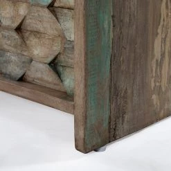 World Interiors Cordoba 60-Inch Vintage Reclaimed Storage Bench