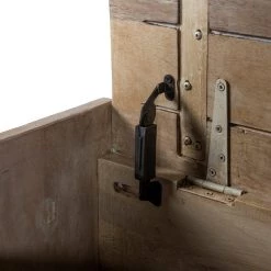 World Interiors Cordoba 60-Inch Vintage Reclaimed Storage Bench