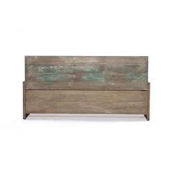 World Interiors Cordoba 60-Inch Vintage Reclaimed Storage Bench