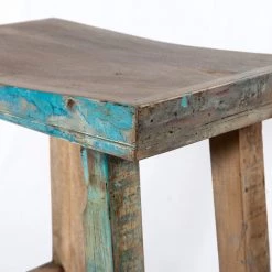 World Interiors Dining Room Cordoba Vintage Reclaimed Gathering Table And Stools