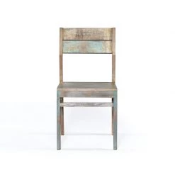 World Interiors Cordoba Vintage Reclaimed Dining Chair Dining Room