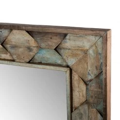 World Interiors Cordoba Vintage Carved Mirror Bedroom