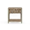 World Interiors Bedroom Cordoba Vintage Reclaimed Nightstand