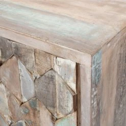 World Interiors Cordoba Vintage Reclaimed Plasma Cabinet In-stock Now