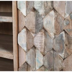 World Interiors Cordoba Vintage Reclaimed Plasma Cabinet In-stock Now