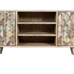 World Interiors Cordoba Vintage Reclaimed Plasma Cabinet In-stock Now