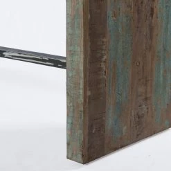 World Interiors Dining Room Cordoba Vintage Reclaimed Gathering Table And Stools