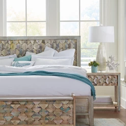 World Interiors Bedroom Cordoba Vintage Reclaimed Teak Bed