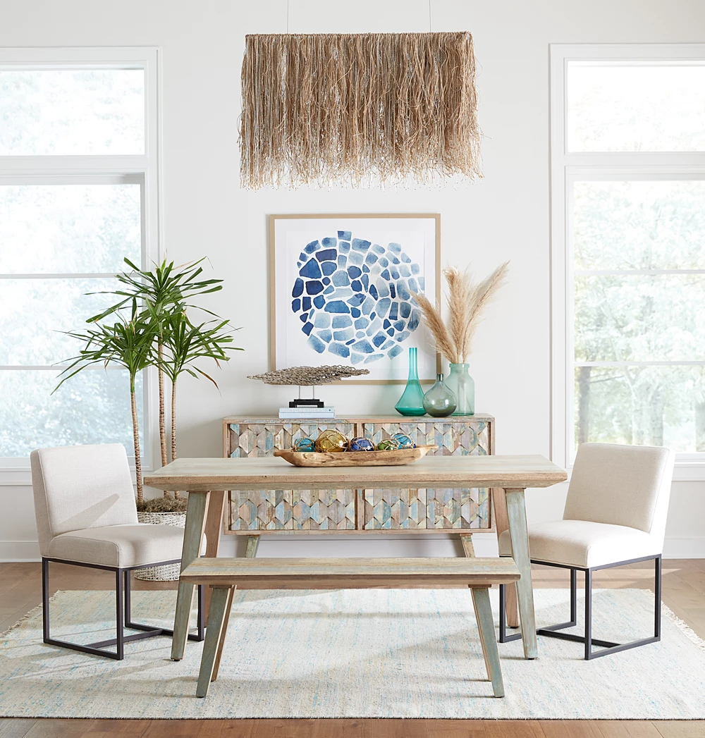 World Interiors Dining Room Cordoba 66-Inch Vintage Reclaimed Dining Table 9 World Interiors Dining Room Cordoba 66-Inch Vintage Reclaimed Dining Table