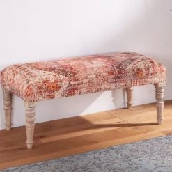 World Interiors Dining Benches Algiers 42-Inch Upholstered Bench