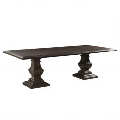 World Interiors Toulon Vintage Brown 98" Dining Table