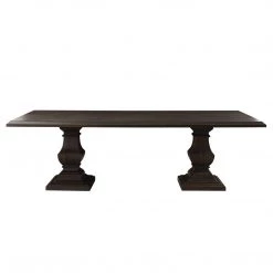 World Interiors Toulon Vintage Brown 98" Dining Table