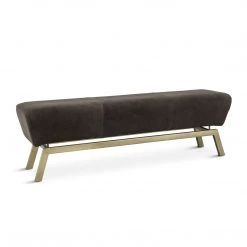 World Interiors Melbourne Modern Suede Bench Dining Benches