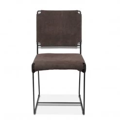 World Interiors Dining Room Melbourne Industrial Modern Suede Dining Chair