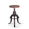 World Interiors Blayne Rustic Adjustable Height Barstool