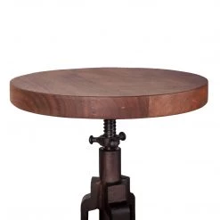 World Interiors Blayne Rustic Adjustable Height Barstool