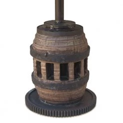 World Interiors Sterling Adjustable Rustic Marble Accent Table Dining Room