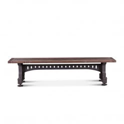 World Interiors Dining Room Sterling Cast Iron Dining Bench