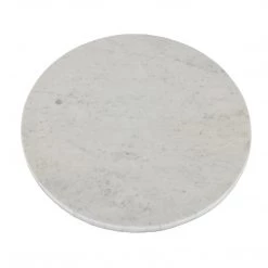 World Interiors Dining Room Palm Desert Natural Marble Dining Table With Steel Tulip Base