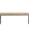 World Interiors Messina Carved Teak Wood Bench