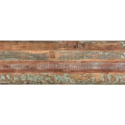 World Interiors Messina Carved Teak Wood Bench