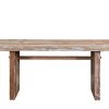 World Interiors Messina Carved Teak Wood Dining Table