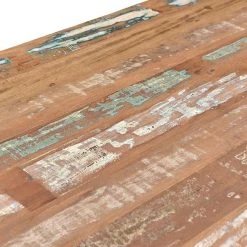 World Interiors Messina Carved Teak Wood Dining Table